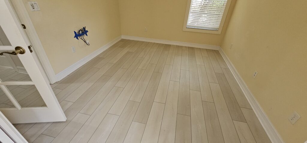 Precision Wood-Look Porcelain Planks
