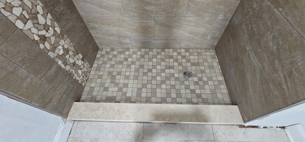 Clean Shower Floor Layout