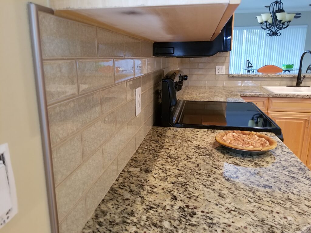 Classic Polished Cream Backsplash