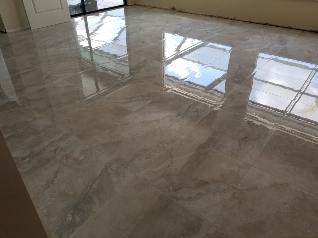 Seamless Mirror-Finish Tile Polish