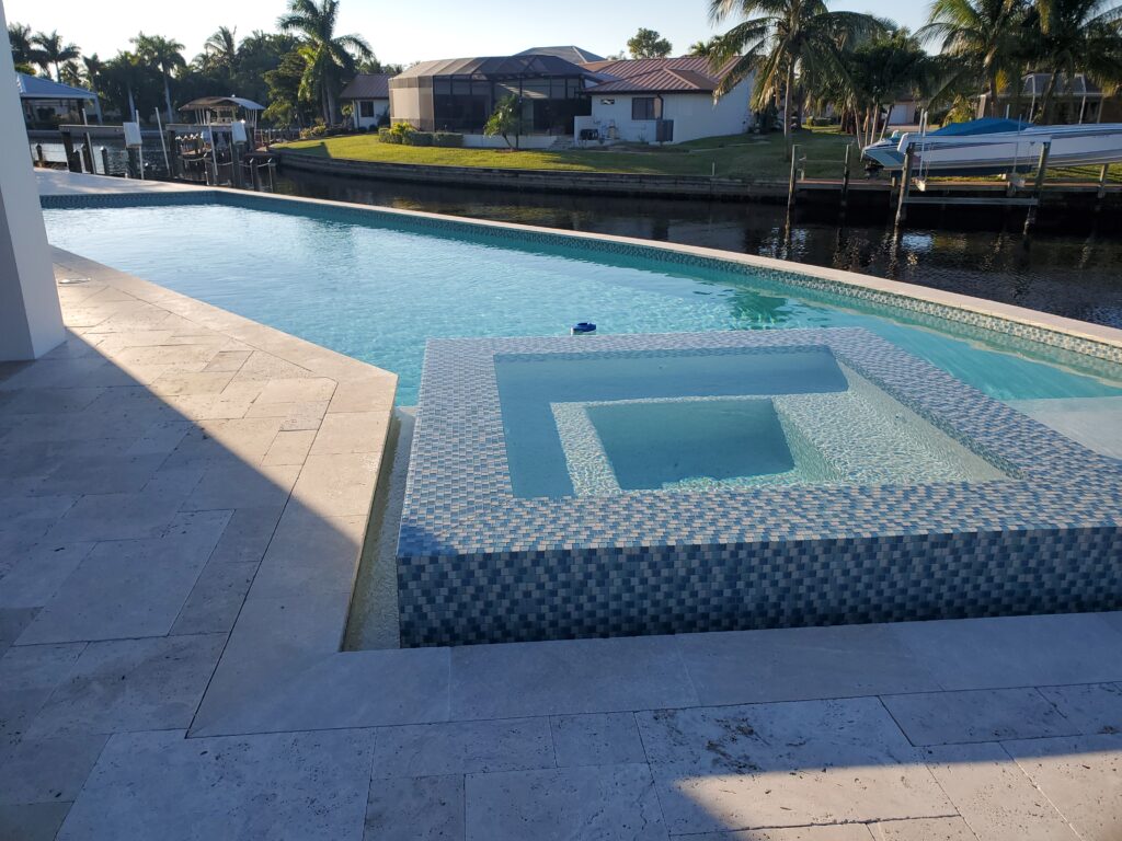 Pool & Spa Overflow Mosaic Layout