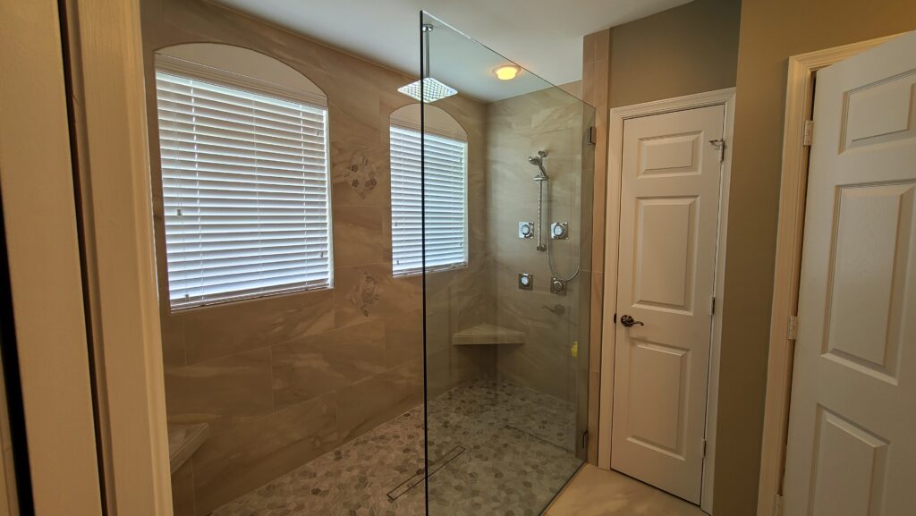 Naturally Lit Walk-In Shower