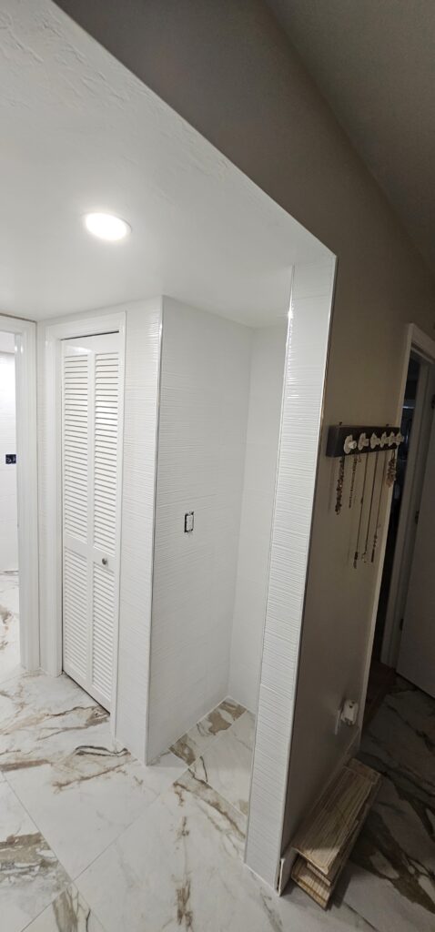 Bright Hallway Floor Entryway