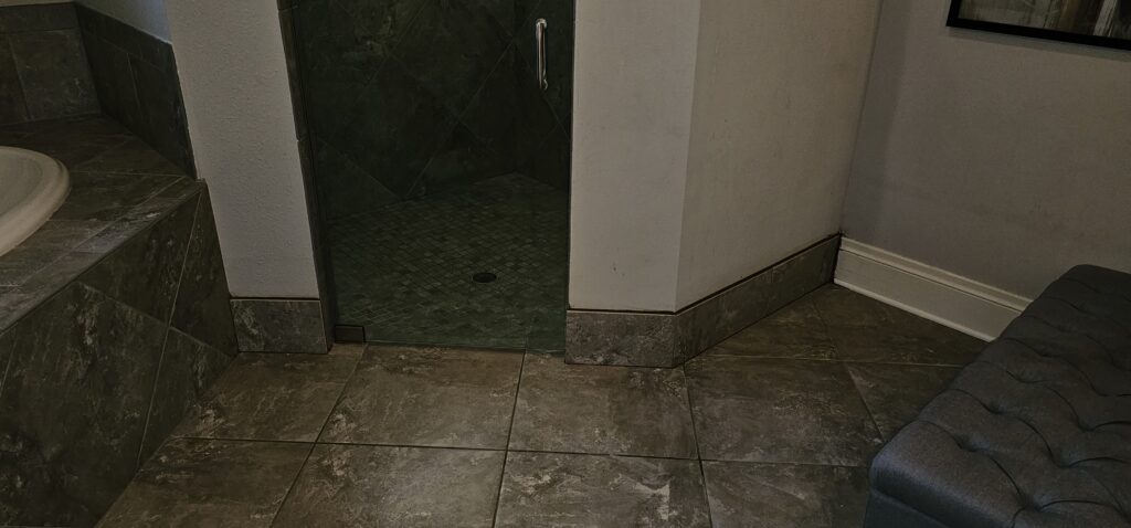 Minimalist Slate Floor Border