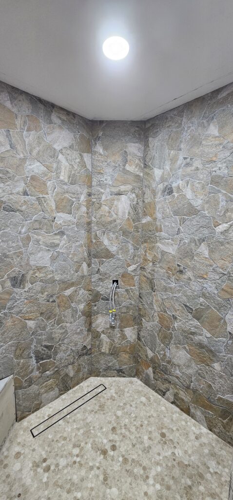 Travertine-Style Textured Stonework