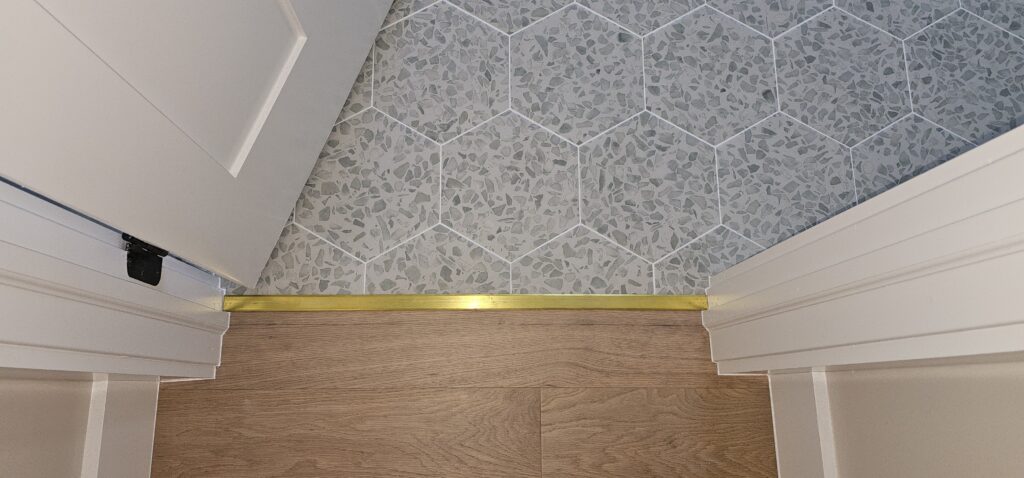 Custom Hexagon and Brass Transition