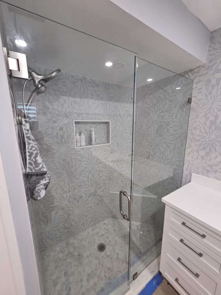 Modern Frameless Glass Enclosure