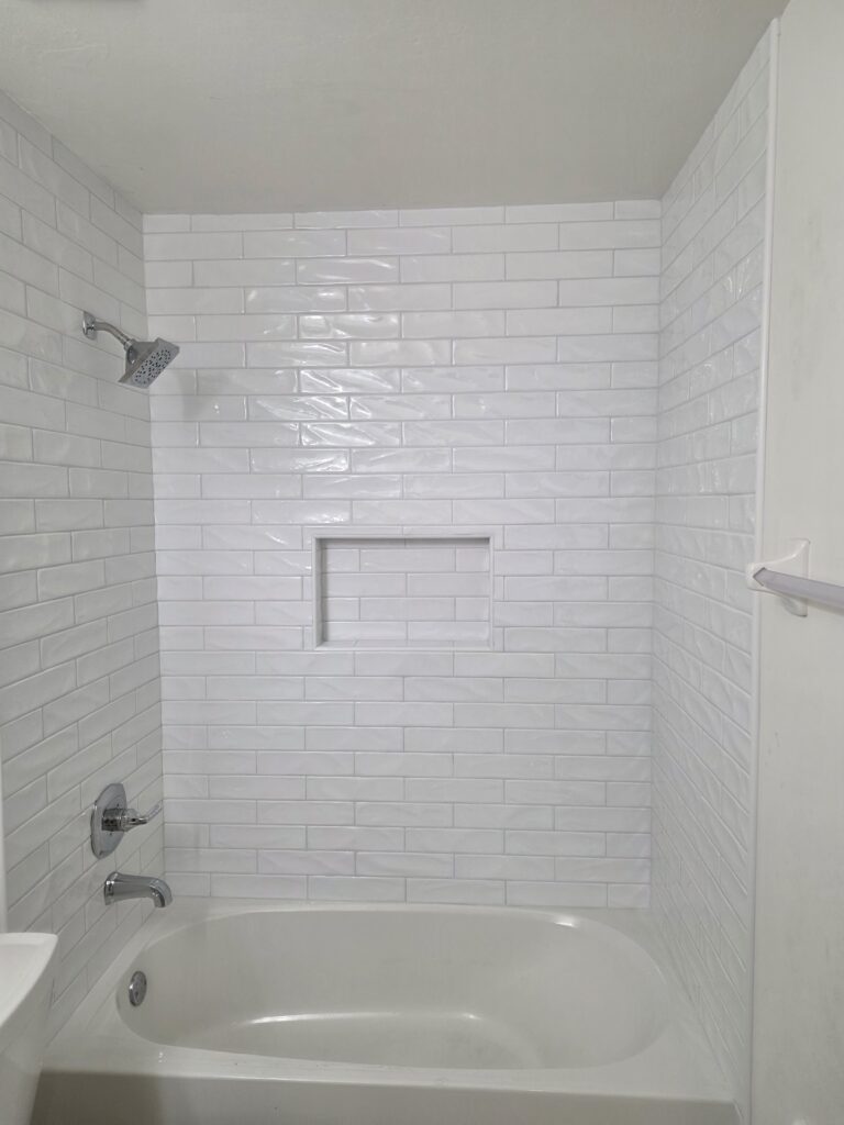 Timeless Subway Tile with Niche