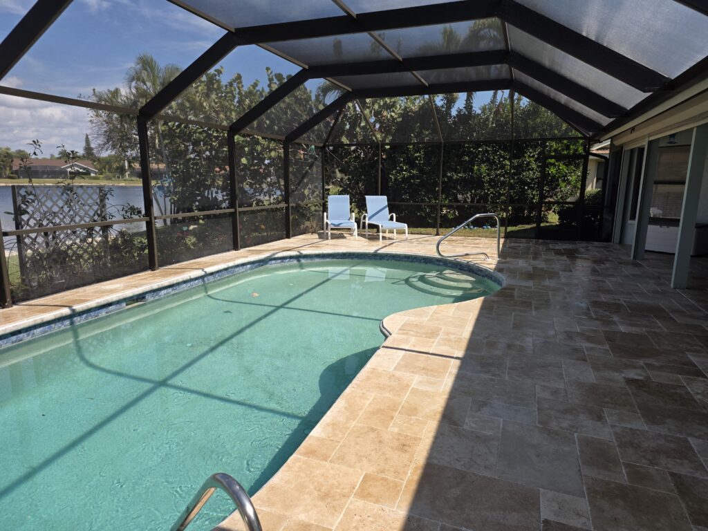 Premium Screened Pool Deck