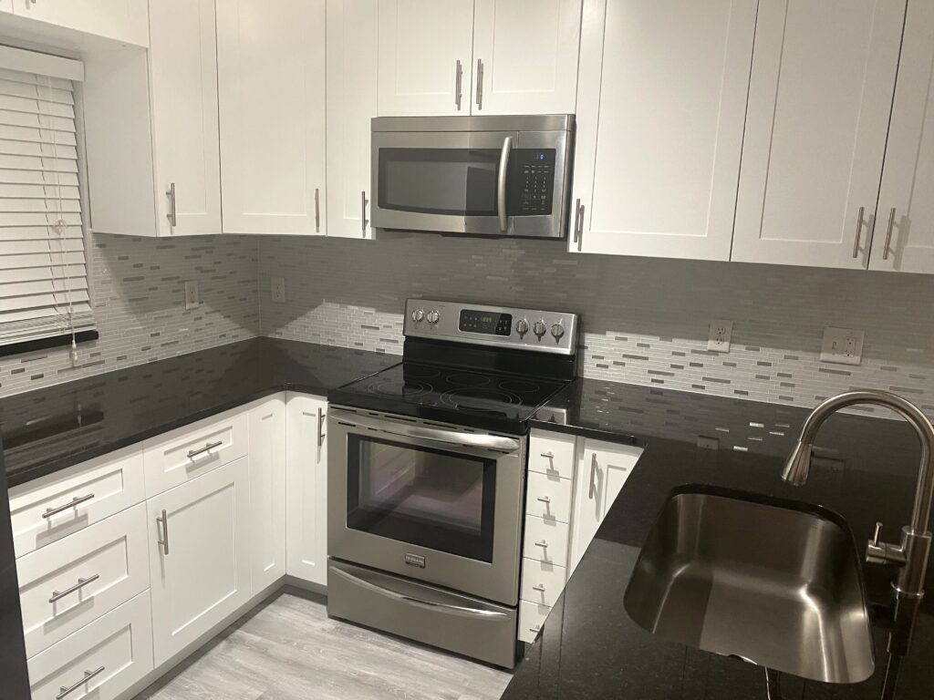 Sleek Modern Subway Backsplash